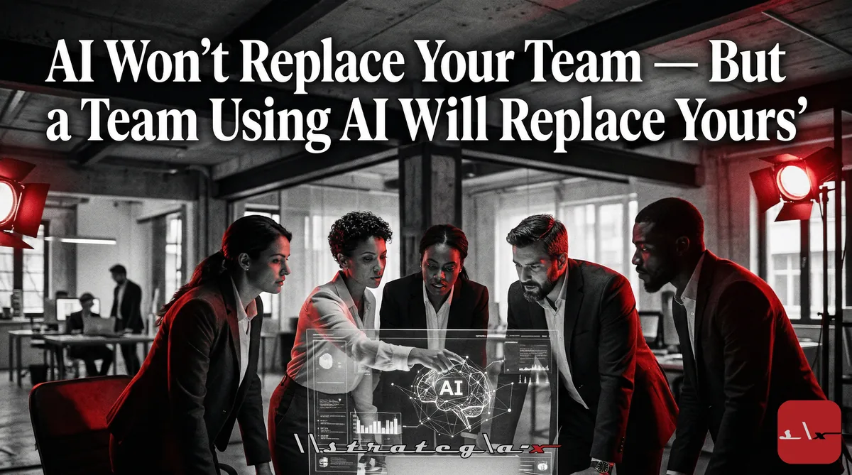 AI Won't Replace Your Team — But a Team Using AI Will Replace Yours