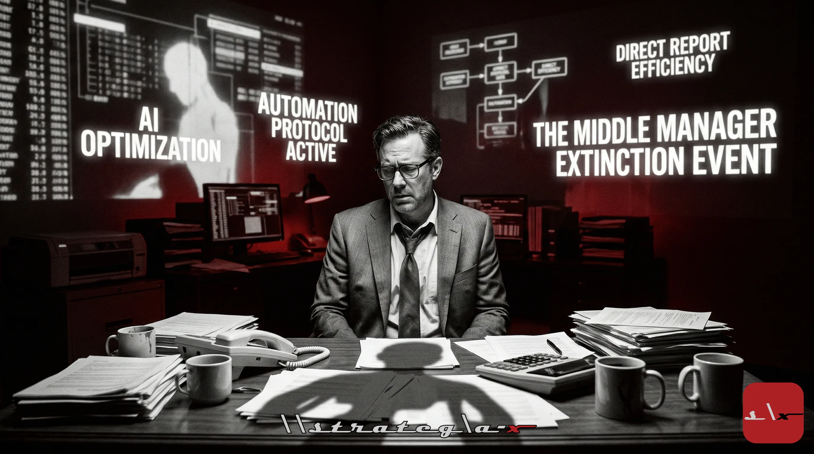 Featured image for The Middle Manager Extinction Event: Why Cutting Management Layers Is Killing Your Company's Execution