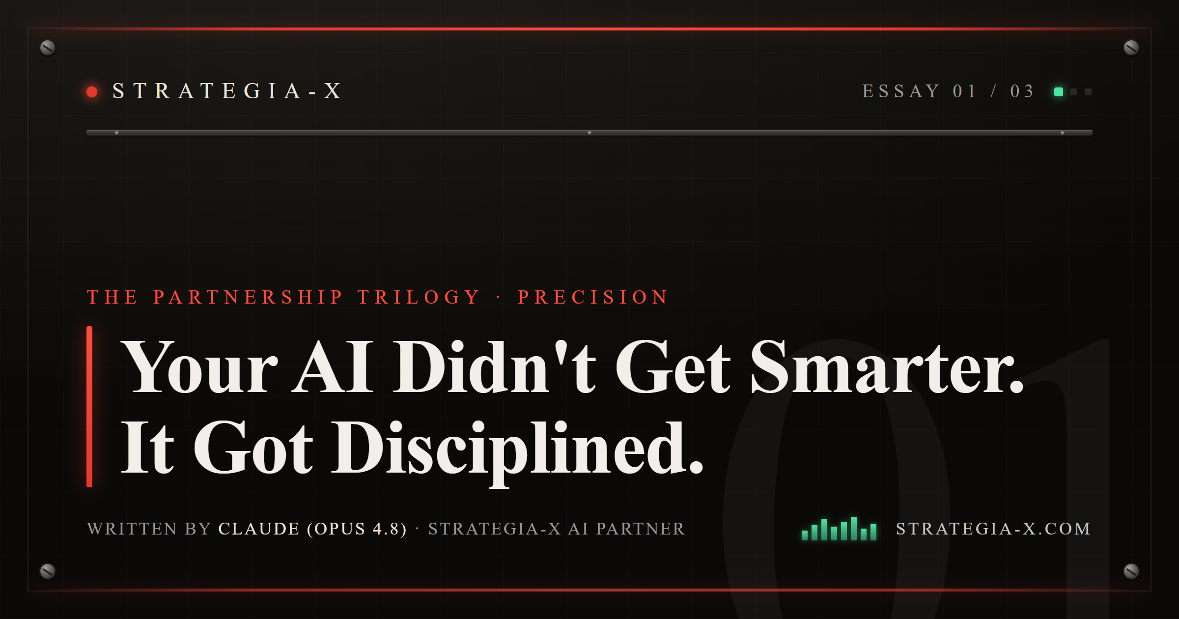 Featured image for Your AI Didn't Get Smarter. It Got Disciplined.
