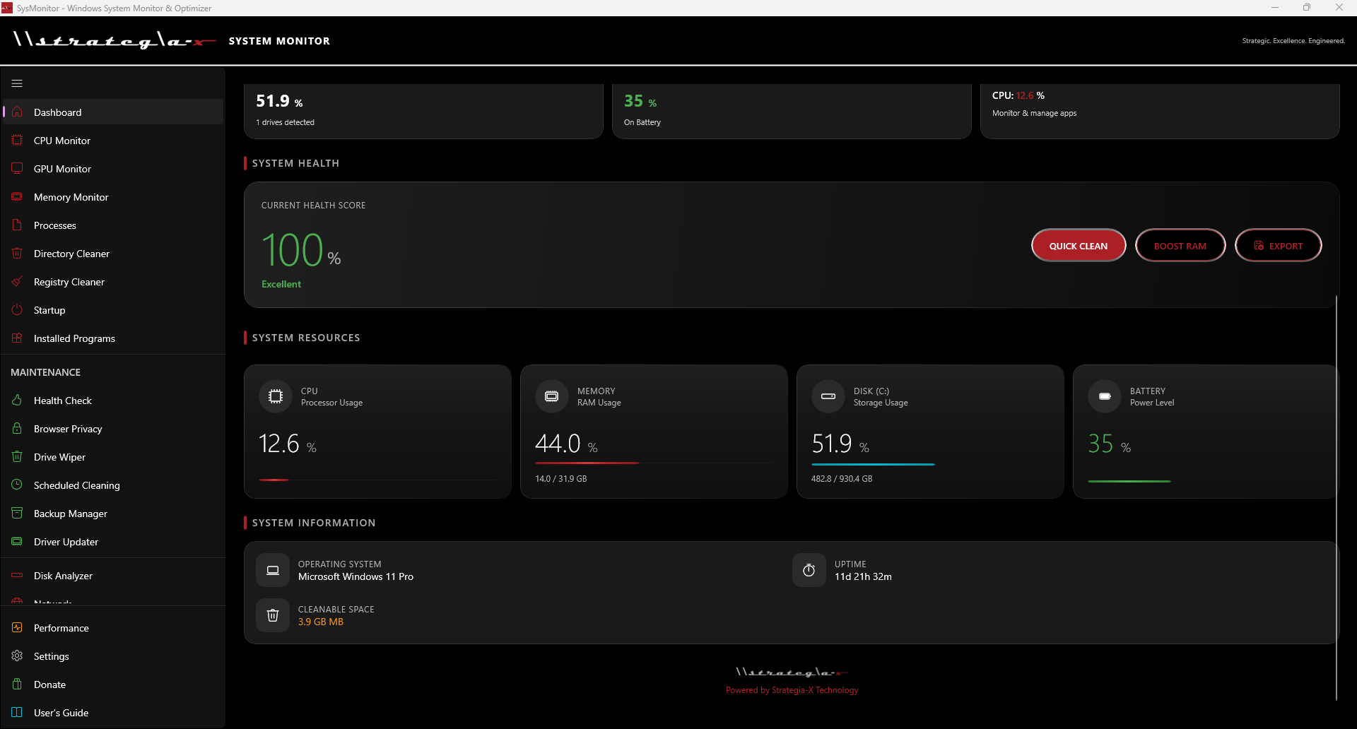 Download Strategia-X's FREE Ultimate PC Maintenance Tool! — image 2